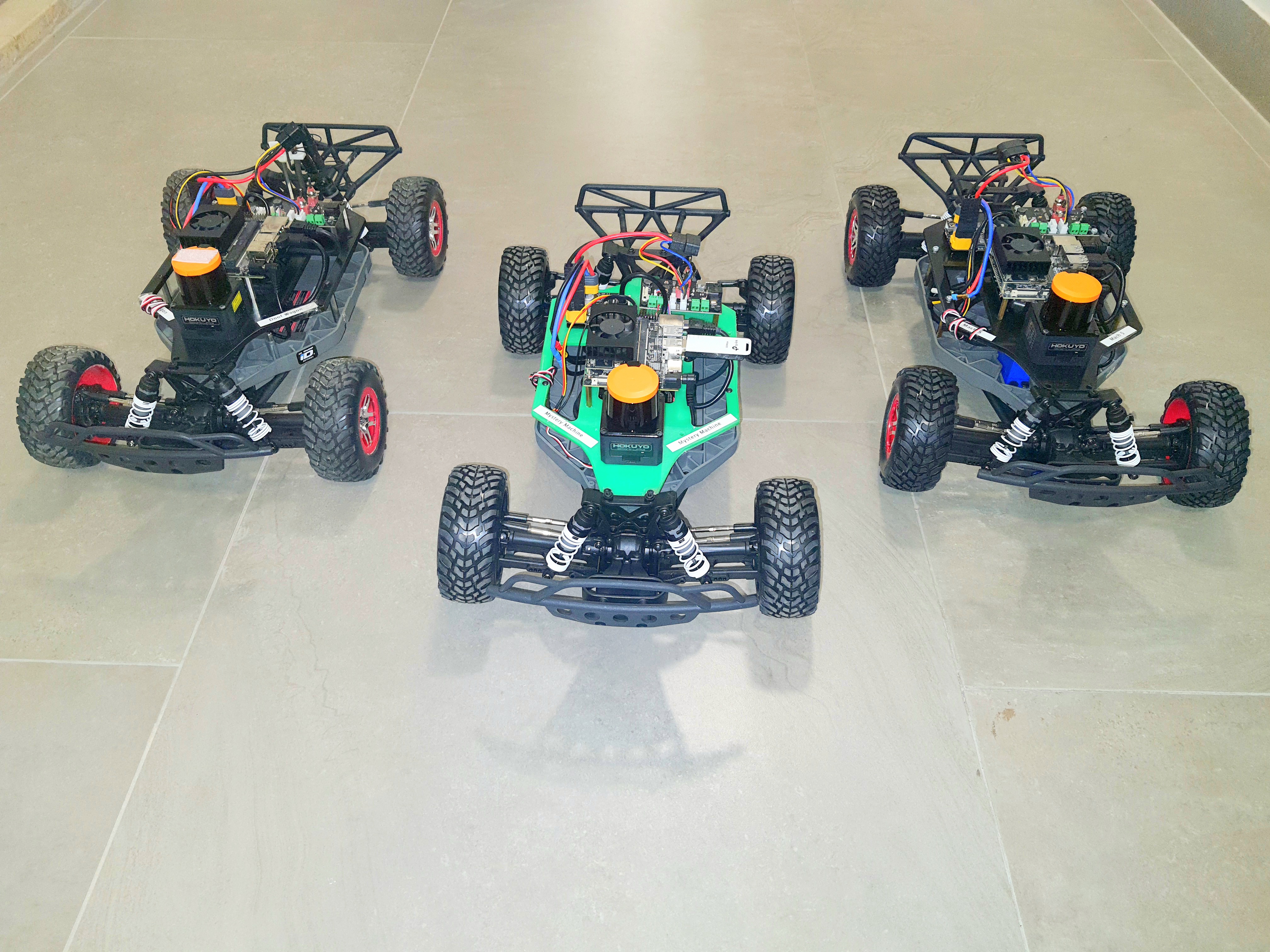 3 RC cars